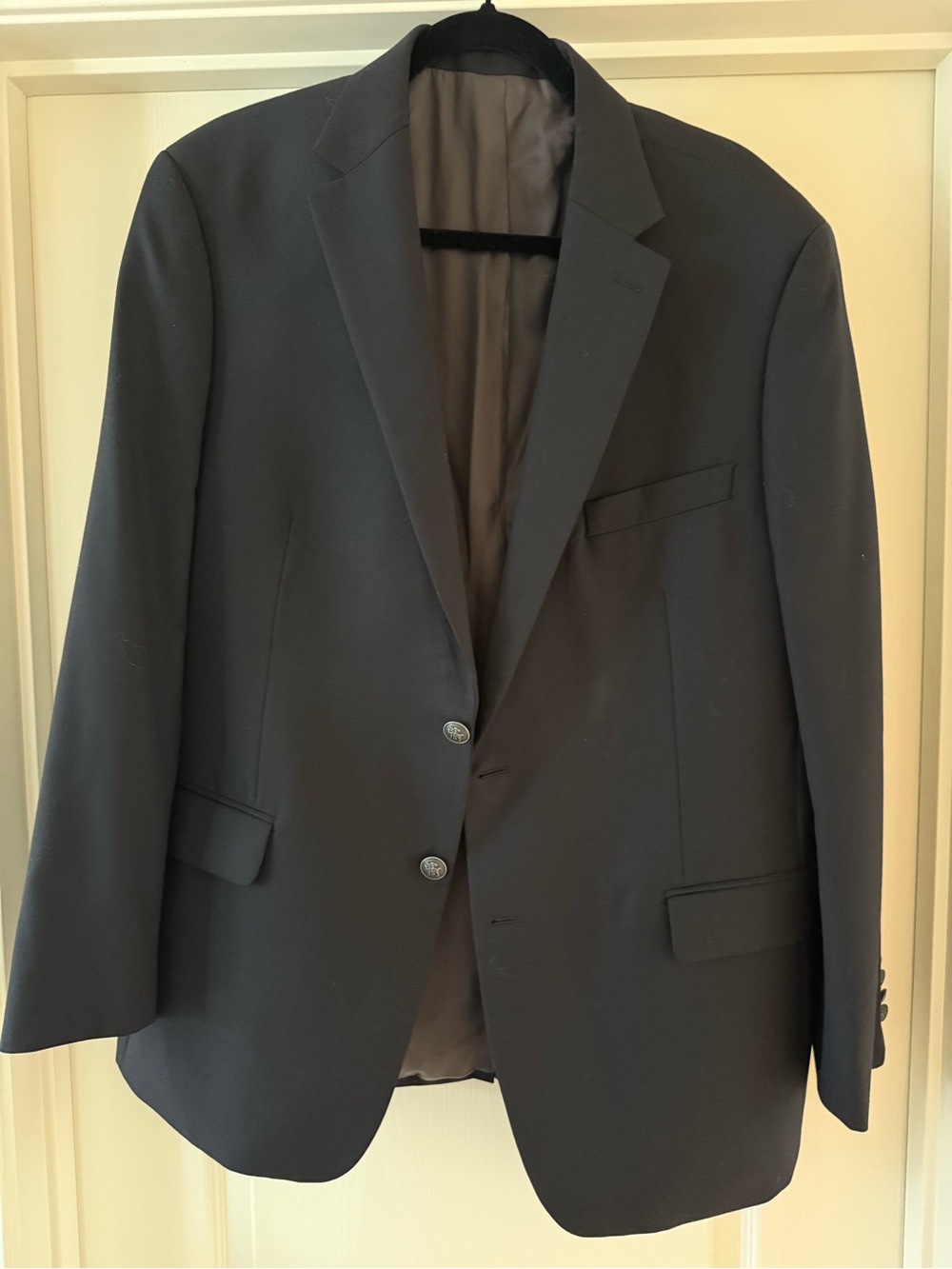 Hart Schaffner Marx Men's Black Blazer - Classic Two-Button Sport Coat